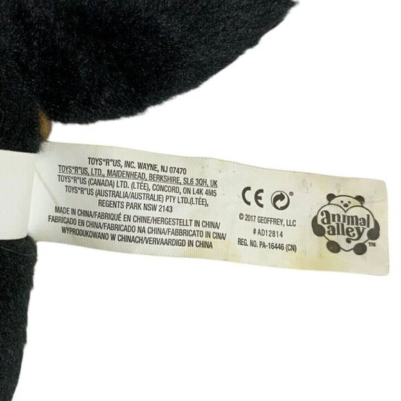 Toys R Us Animal Alley Dachshund Wiener Dog Puppy Plush 14 inch Stuffed Animal - Picture 9 of 10